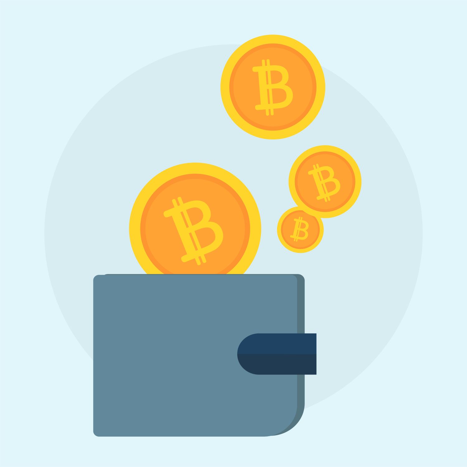 How does a bitcoin wallet work?