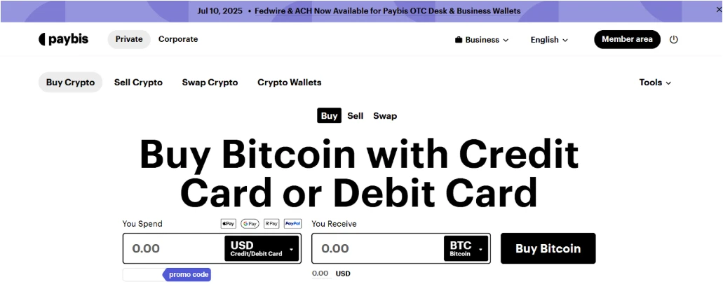 Paybis Crypto Platform Overview 2026