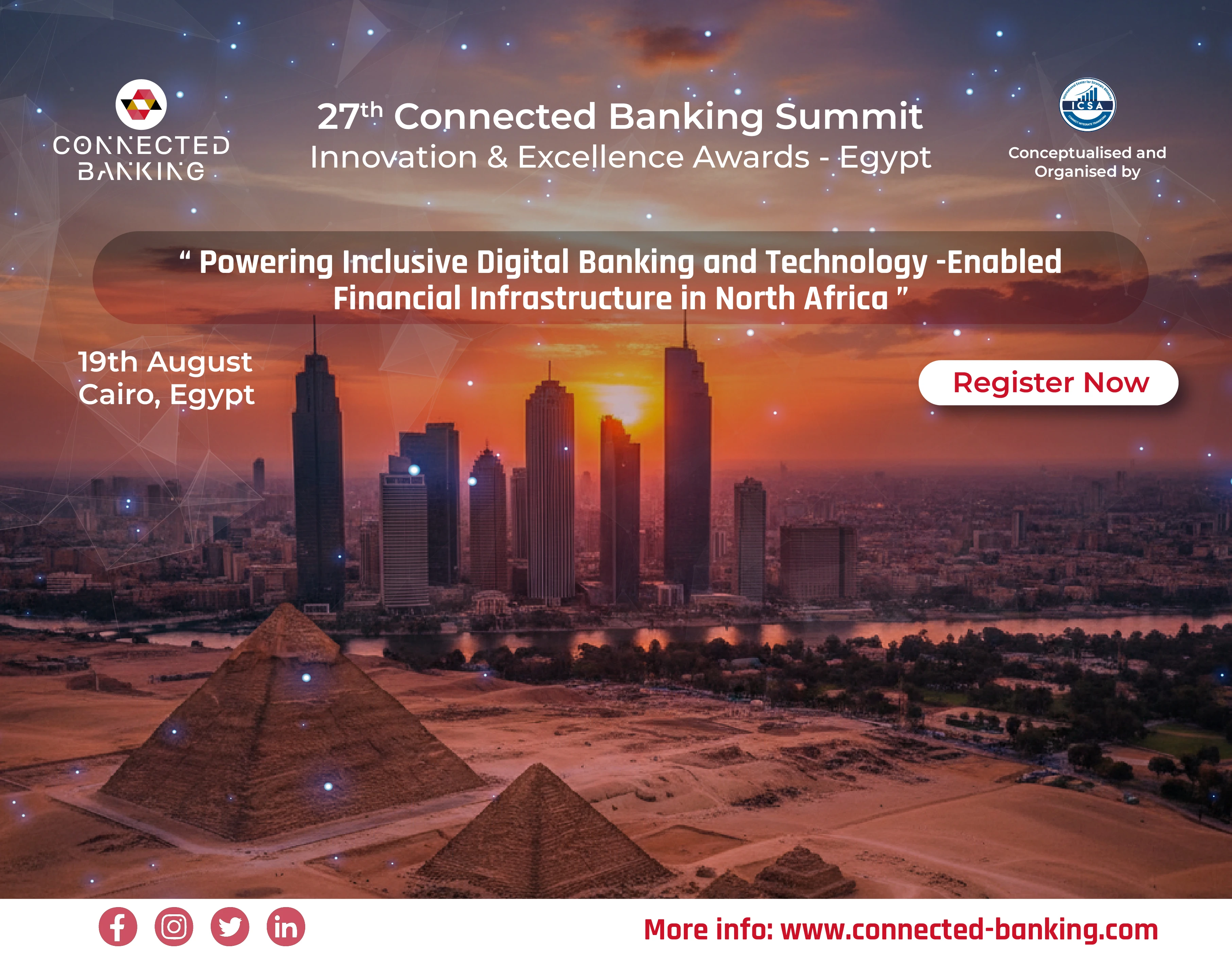 27th Connected Banking Summit – North Africa, Egypt 2026