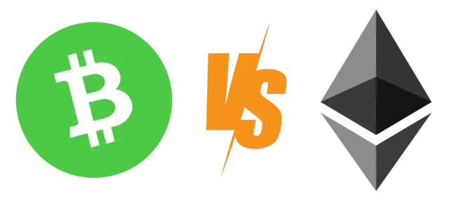 Bitcoin Cash vs Ethereum